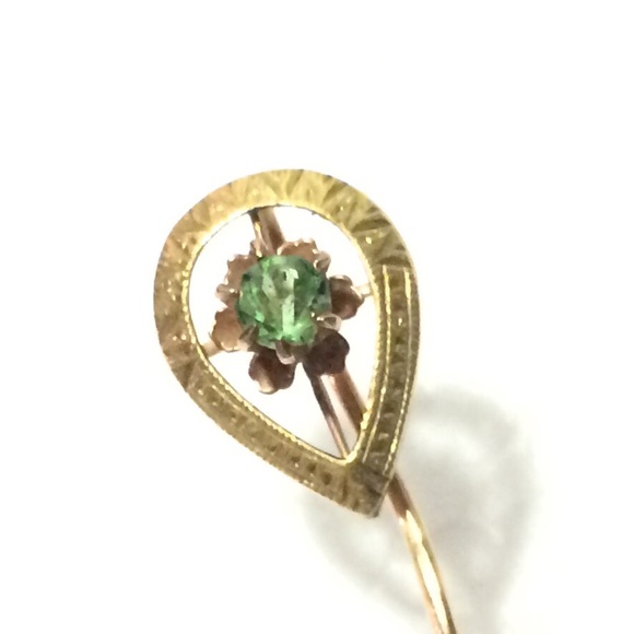 Antique Victorian / Edwardian Gold Stick Pin - Picture 3 of 6